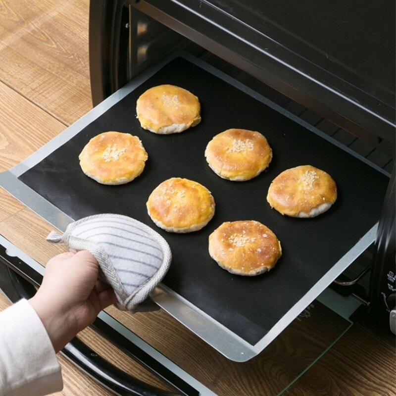 BBQ-Grill-Mat-Barbecue-outdoor-Baking-Non-stick-Pad-Reusable-Teflon-Cooking-Plate-40-30cm-For Non-stick BBQ Grill Mat